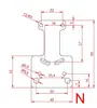 Suporte de Montagem para Câmera Industrial Fixo Ajustável Rotação para Cima/Baixo