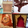 Xizang Madera Maciza Aplique de Flor de Esquina Decoración de Altar Estilo Chino Talla en Madera Nube Auspiciosa Dragón y Fénix Jugando con Perlas Estilo Chino Antiguo