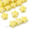 Estrella de Cerámica Estrella de Cinco Puntas Color Crema con Perlas DIY Joyería Hecha a Mano Pulsera Collar Cadena de Teléfono Móvil Accesorios Material