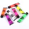 Maquillaje Facial Luminoso de 10 ml Mejorado Pintura Fluorescente Pigmento para Pintura Corporal Set de Maquillaje Facial Color Facial Fluorescente Maquillaje Profesional