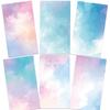 8 colores degradados papel simple para cuentas creativo papel de respaldo para tarjetas de teléfono móvil pegatina DIY papel de fondo adhesivo