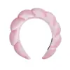 Diadema Europea y Americana de Corona Alta Cabeza de Nube Belleza Yoga Diadema Versátil Retorcida Diadema Esponja para Lavarse la Cara Diadema para el Cabello