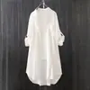 Comercio Exterior Transfronterizo Camisa Lisa de Mujer Top Estilo Western para Mujer Sentido del Diseño Nicho Abrigo Delgado Camisa Larga Ropa de Primavera y Otoño
