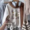 Sudadera de Manga Larga con Estampado Oversize para Mujer, Estilo Coreano Ins, Holgada, Nicho Bf, Chaqueta Casual Nueva Otoño e Invierno 2025