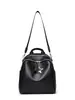 Mochila nueva de cuero genuino para mujer hecha de piel de vaca de capa superior, elegante y versátil, adecuada para el trabajo, viajes de negocios y el uso diario.