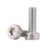 Tornillo torx de cabeza cilíndrica acero inoxidable 304 cabeza de copa estrella hexágono interior tornillo para máquina GB2671.2 perno M4-M8