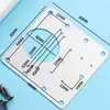 Placa de Reparo de Dobradiça de Porta de Armário de Aço Inoxidável Conector de Hardware para Móveis Acessórios de Dobradiça Peça de Fixação para Reparo