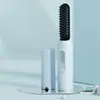 Pente Alisador de Cabelo Sem Fio Novo Transfronteiriço Não Danifica o Cabelo Portátil Mini Pente Elétrico de Íons Negativos Alisador de Cabelo de Baixa Potência