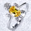 Anillo de tortuga colorido de platino y diamante azul más vendido transfronterizo moda para hombres y mujeres anillo simple una generación de venta al por mayor