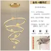 Lámpara Moderna para Sala de Estar de Casa Araña de Cristal Minimalista Italiano Lámpara de Lujo Ligero Francés para Comedor Lámpara para Hall de Doble Altura en Edificio Dúplex