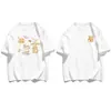 Camisetas de Verano a Juego para Pareja [Algodón Puro Peinado] Nuevo Estilo 2026 Súper Populares Camisetas de Manga Corta de Oso de Mantequilla para Mujer