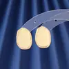 Pendientes Ovalados Irregulares con Goteo de Aceite Estilo Nuevo Vintage Transfronterizos, Populares en Europa y América, Tendencia de Pendientes Retro Elegantes de Temperamento