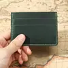 Venda Direta de Comércio Exterior Porta-Cartões de Couro de Alta Qualidade Porta-Cartões Simples Retrô Estojo de Couro de Proteção para Documentos Moda de Ponta Atacado