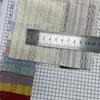 Tela Jacquard Rayada Retro Recortada para Primavera y Verano, Tela de Gasa con Textura de Algodón Tejido, Tela Fina No Elástica de la Dinastía Han