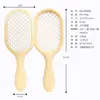 Nuevo peine hueco Amazon de panal para cabello húmedo y seco, peine de malla para peinar, peine de masaje para cabello liso del hogar