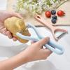 Pelador de melón de acero inoxidable Cepillo herramienta de cocina niño y madre dos en uno rallador Pelador