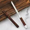 Atacado do Fabricante Canivete Mágico Faca para Churrasco ao Ar Livre Sobrevivência na Selva Faca Reta Faca Portátil Acampamento Afiado Descascador de Frutas