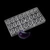 Molde de Chocolate de Plástico Duro PS Molde de Cubitos de Hielo Rosa Herramientas para Hornear Gelatina 3D Disponibles en Varios Estilos