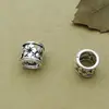 Plata de ley S925 accesorios de plata tailandesa cuentas sueltas cuentas de flor hueca joyería hecha a mano para DIY material de cuentas accesorios