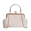 Hebilla de clip retro europea y americana concha modelo nuevo 2026 cadena texturizada bolso de hombro versátil bolso cruzado bolso de moda para mujer bolso de noche