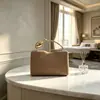 Bolsa de Noite Socialite Europeia e Americana Ramo de Rosa Criativo Alça Dourada Bolsa Quadrada de Cor Sólida Bolsa Formal para Noiva e Madrinhas