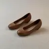 Piel suave, cómodos, nuevo estilo 2026, versátiles, retro francés, otoño/invierno, para uso diario, zapatos sin cordones