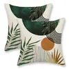 Comercio Exterior Transfronterizo Amazon Planta Funda de Almohada Geométrica Impresión Digital Nórdico Cojín Regalo Creativo Venta Directa de Fábrica