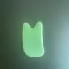 Placa Raspadora de Jade para Massagem Facial, dos Olhos e do Pescoço, Bastão de Meridianos, Universal para o Corpo Todo, Jade Natural
