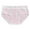 Ropa interior de algodón para mujer, color rosa, Pure Desire, Probiótico, Entrepierna extendida 10A, Antibacteriano, Entrepierna de algodón puro, Cintura media