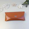 Bolsa Macia com Tachas de Couro Criativa Portátil Estojo de Armazenamento para Óculos Bolsa para Óculos com Logotipo Impressível Bolsa de Embreagem Macia