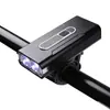 Conjunto de Faróis Farol de Bicicleta Liga de Alumínio Passeio Noturno Longa Duração da Bateria USB Farol para Ciclismo de Estrada Equipamento de Ciclismo