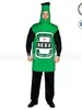 Mono de botella de cerveza para adulto carnaval mascarada espectáculo de escenario cosplay fiesta disfraz