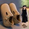 Zapatos para Niña 2025 Primavera y Verano Nuevos Zapatos Birkenstock Zapatos de Cuero para Niños Zapatos Planos para Bebé Niña Zapatos Gorro Zapatos de Princesa para Bebé Niña