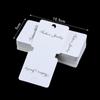 Tarjeta para joyería tarjeta de embalaje tarjeta blanca para joyería tarjeta plegable para joyería joyería popular aretes aretes collar embalaje tarjeta de papel