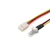 Cable de Extensión para Ventilador de CPU Cable de Extensión de Alimentación de 4 Pines KF2510 2P3P4P5P6P Un Terminal Macho Uno Hembra Cables