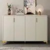 Zapatero de color crema para uso doméstico, adecuado para entradas, pasillos, balcones y áreas de almacenamiento.; diseño de montaje en pared para pasillos y huecos de escalera; zapatero a prueba de polvo