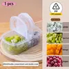 Lonchera de Frutas para Estudiantes de Primaria, Lonchera para Llevar, Caja de Almacenamiento de Grado Alimenticio para Refrigerador, Lonchera Portátil para Picnic