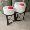 Tanque Dosador Dispenser de Água Cônico para Aquicultura Tanque Misturador em Forma de Cone 100L Pequeno Barril Plástico para Fezes Fluxo Vertical 30L Sedimentação