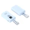 Fábrica de E-commerce Transfronteiriço Power Bank de Carregamento Super Rápido Cabo Embutido 20000mAh Pequeno e Portátil Fonte de Alimentação Móvel 10000