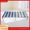 Cama de Ferro Dobrável Portátil para Venda por Atacado Cama de Metal Instalação Gratuita Cama de Descanso de Metal para Escritório Cama Simples