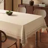 Mantel Rectangular Estilo Vintage, Resistente a Manchas y Fácil de Cuidar, Adecuado para Uso en el Hogar, Realza el Ambiente en la Sala de Estar, Cubierta para Mesa de Café, Cubierta Protectora para Superficie de Mesa