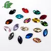 Materiais e Acessórios para Sapatos com Strass de Cristal em Forma de Marquise, Adesivos Marquise DIY para Capa de Celular, Acessórios Decorativos, Pedras de Vidro Irregulares Marquise