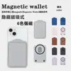 Portatarjetas Magnético Fuerte Magsafe Adecuado para Samsung S25 y Series Apple iPhone 12-16 Portatarjetas Oculto