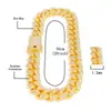 Reloj de Cuarzo de Moda Cuadrado con Diamantes Completos Patrón Romano Escala Traje 3 Piezas/Set