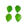 Hojas de Té Transparente Acrílico Hojas Verdes Transparentes Cuentas Hechas a Mano DIY Hojas de Flor de Fénix Hojas de Plumas Hojas Transparentes
