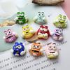 Dibujo animado m Bean divertido Sr.. accesorios de resina pegamento crema DIY carcasa de teléfono móvil pasador hebilla de zapato taza de agua material decorativo