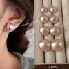 Aretes de Plata 925 INS Estrella Perla Corea del Sur Aretes Simples Retro Elegantes Combinables para Mujer Aretes Nicho