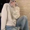 Suéter cárdigan de estilo suave para mujer, nuevo estilo coreano para otoño e invierno 2026, top de punto suelto y casual para mujer