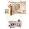 Perchero de Estilo Dopamina para Dormitorio de Estudiantes Universitarios, Independiente, Perchero Móvil para Habitación de Casa, Perchero Simple con Almacenamiento