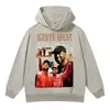 Stewell Kanye Marca de moda de alta calle europea y americana Sudadera con capucha retro americana lavada desgastada Sudadera con capucha para hombre